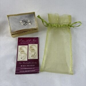 Ear Art Inc Ear Climber Earring‎ Silver Handcrafted Jewelry Women